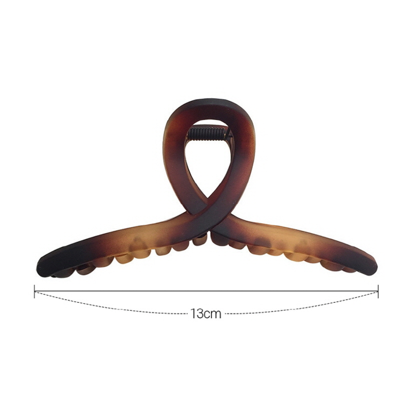 13cm 빅사이즈 레오파드 그라데이션 헤어 집게핀, 골고루, 2개 상품 이미지 8